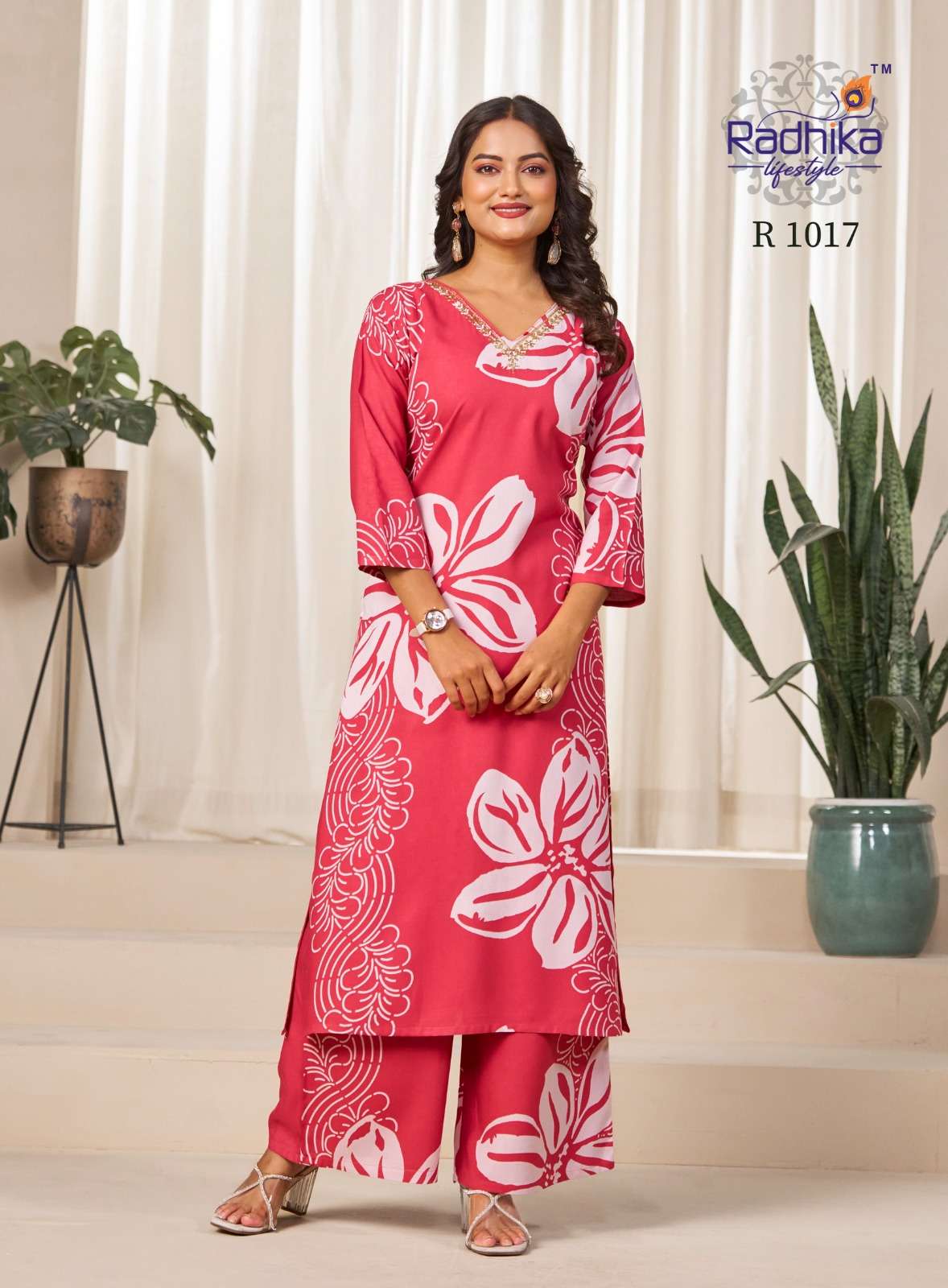 VOL-1 BY RADHIKA LIFE STYLE IN RAYON DISCHARGE PRINT COMBO PACKING 