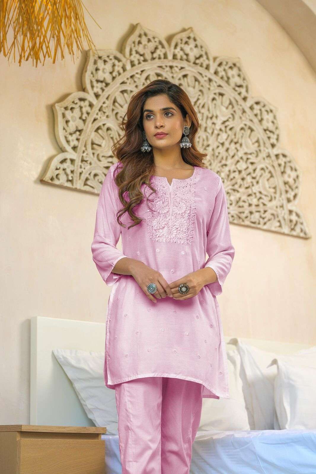 VOL-4 BY TEXOFAB IN RAYON PRINT KURTI WITH HAND WORK 
