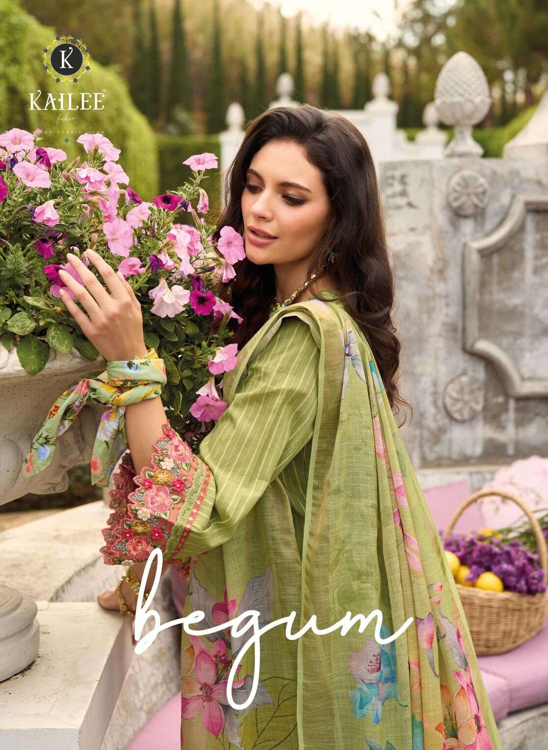 BEGUM VOL-7 BY KAILEE FASHION IN PURE WEVING PATTENS COTTON WITH MOCK WORK