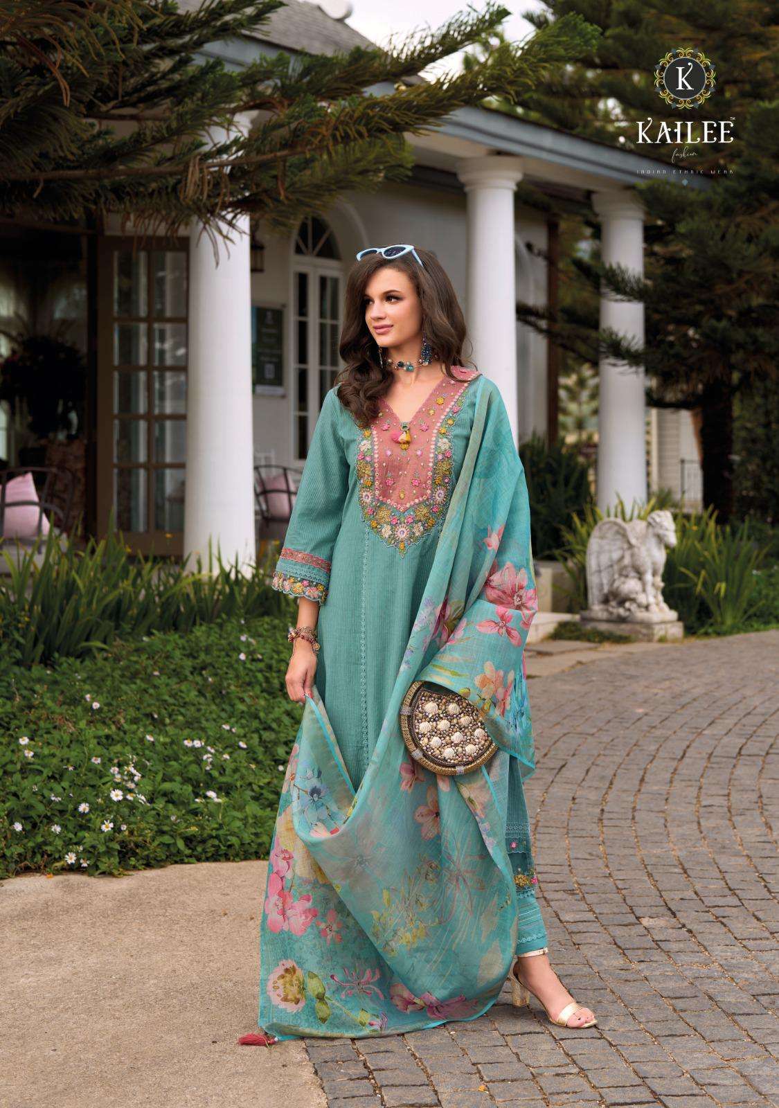 BEGUM VOL-7 BY KAILEE FASHION IN PURE WEVING PATTENS COTTON WITH MOCK WORK