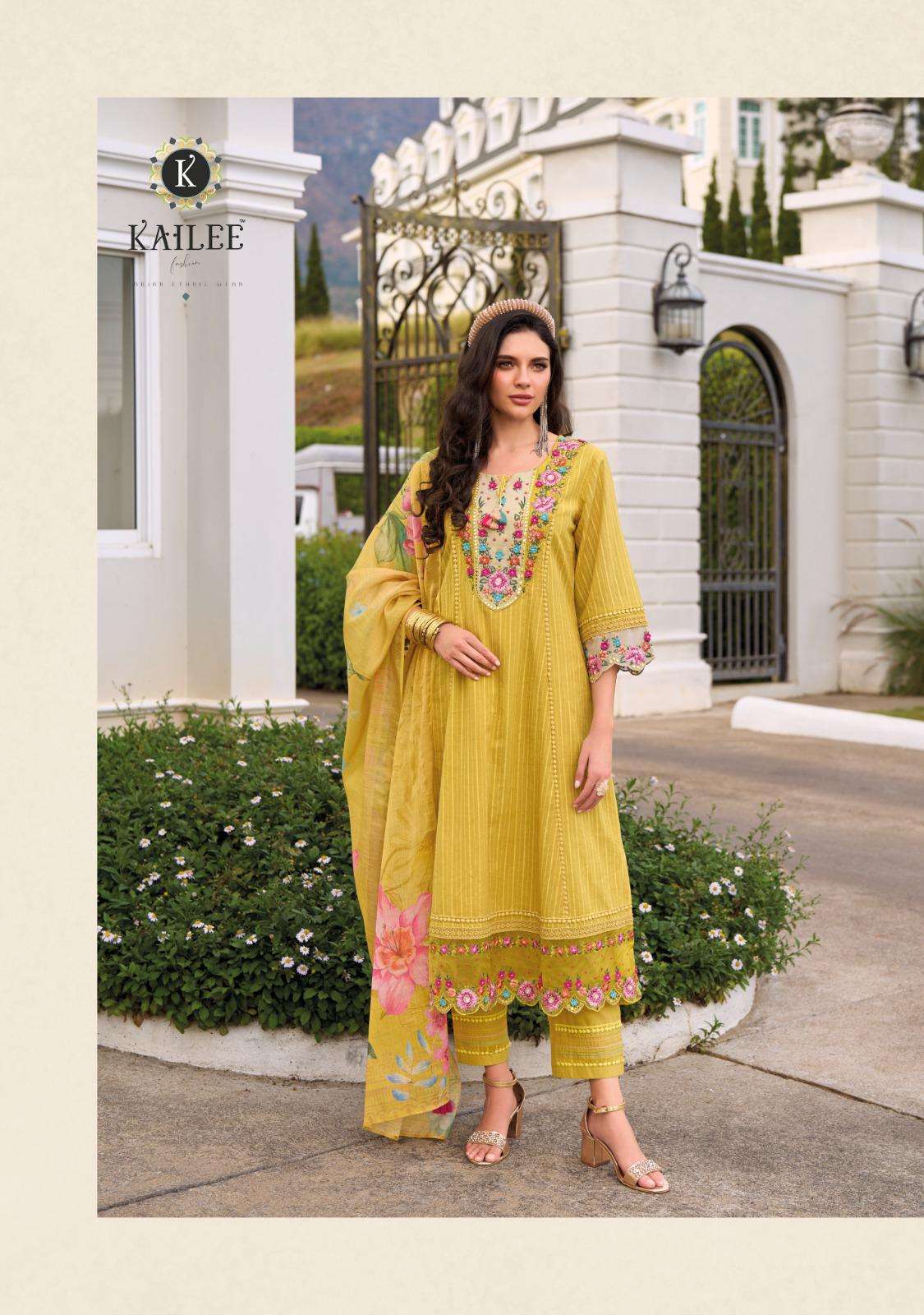 BEGUM VOL-7 BY KAILEE FASHION IN PURE WEVING PATTENS COTTON WITH MOCK WORK