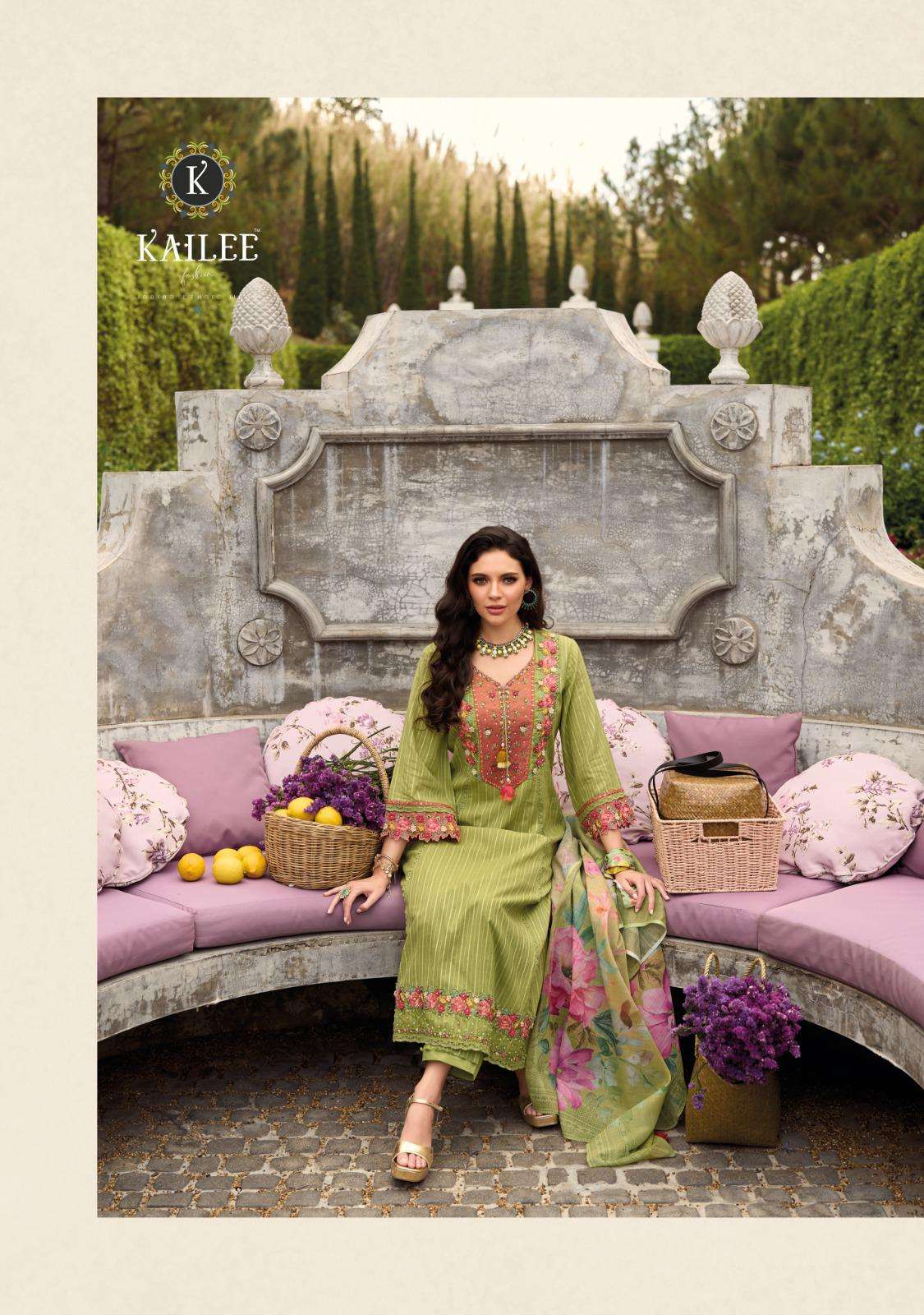 BEGUM VOL-7 BY KAILEE FASHION IN PURE WEVING PATTENS COTTON WITH MOCK WORK