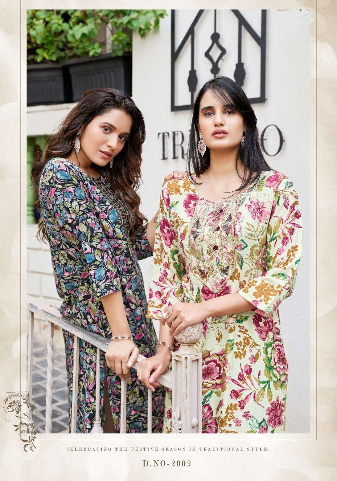 CHARMING VOL-2 BY VANISKA IN HEAVY RAYON FOIL PRINT WITH HEAVY EMBROIDERY WORK 