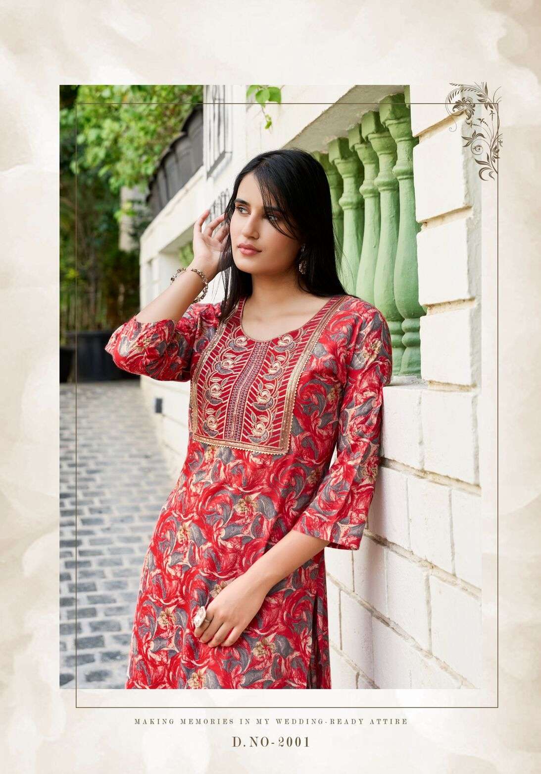 CHARMING VOL-2 BY VANISKA IN HEAVY RAYON FOIL PRINT WITH HEAVY EMBROIDERY WORK 