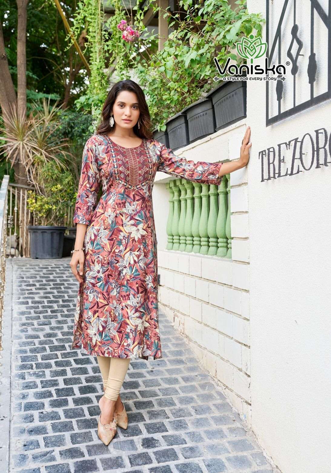 CHARMING VOL-2 BY VANISKA IN HEAVY RAYON FOIL PRINT WITH HEAVY EMBROIDERY WORK 