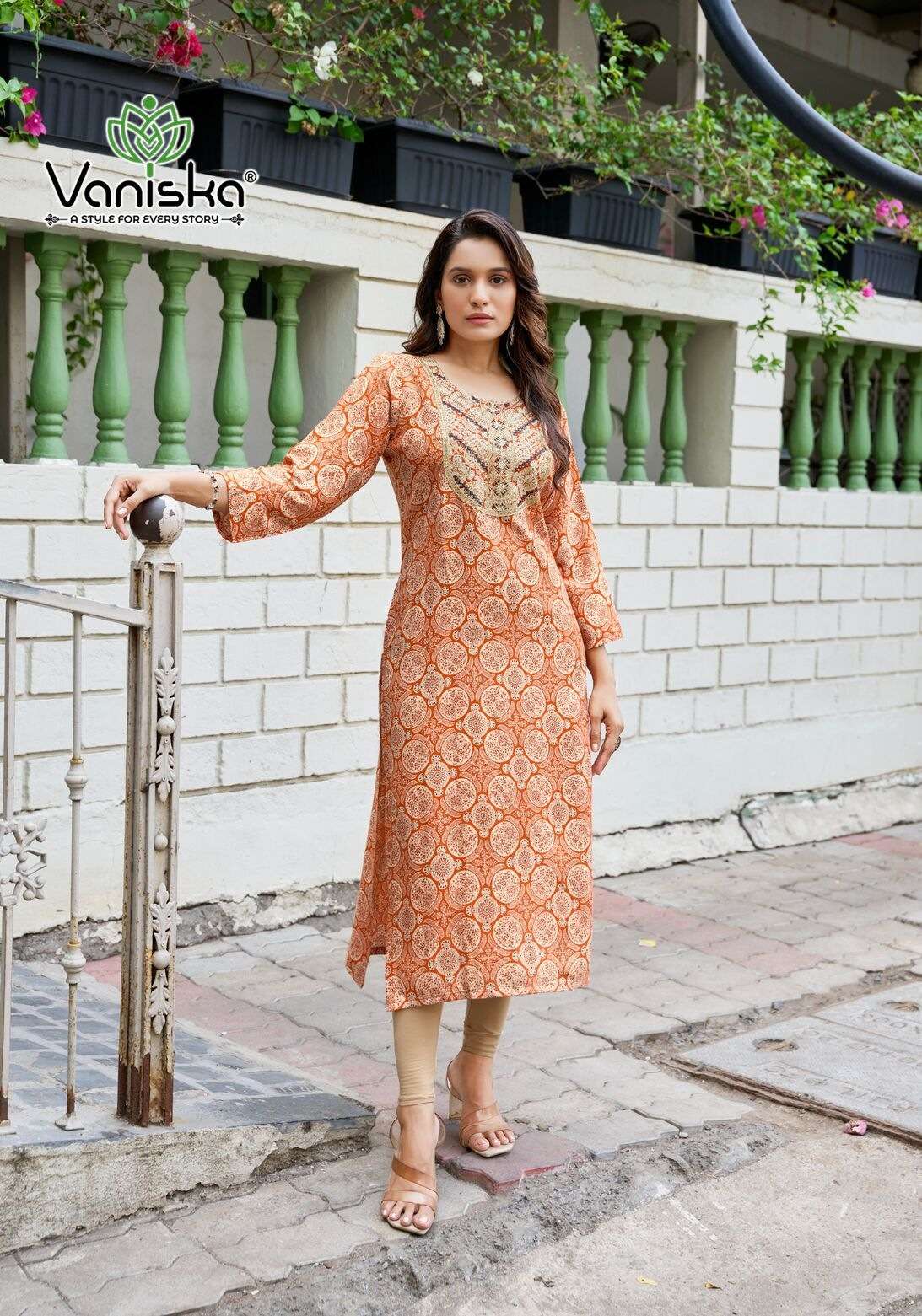 CHARMING VOL-2 BY VANISKA IN HEAVY RAYON FOIL PRINT WITH HEAVY EMBROIDERY WORK 
