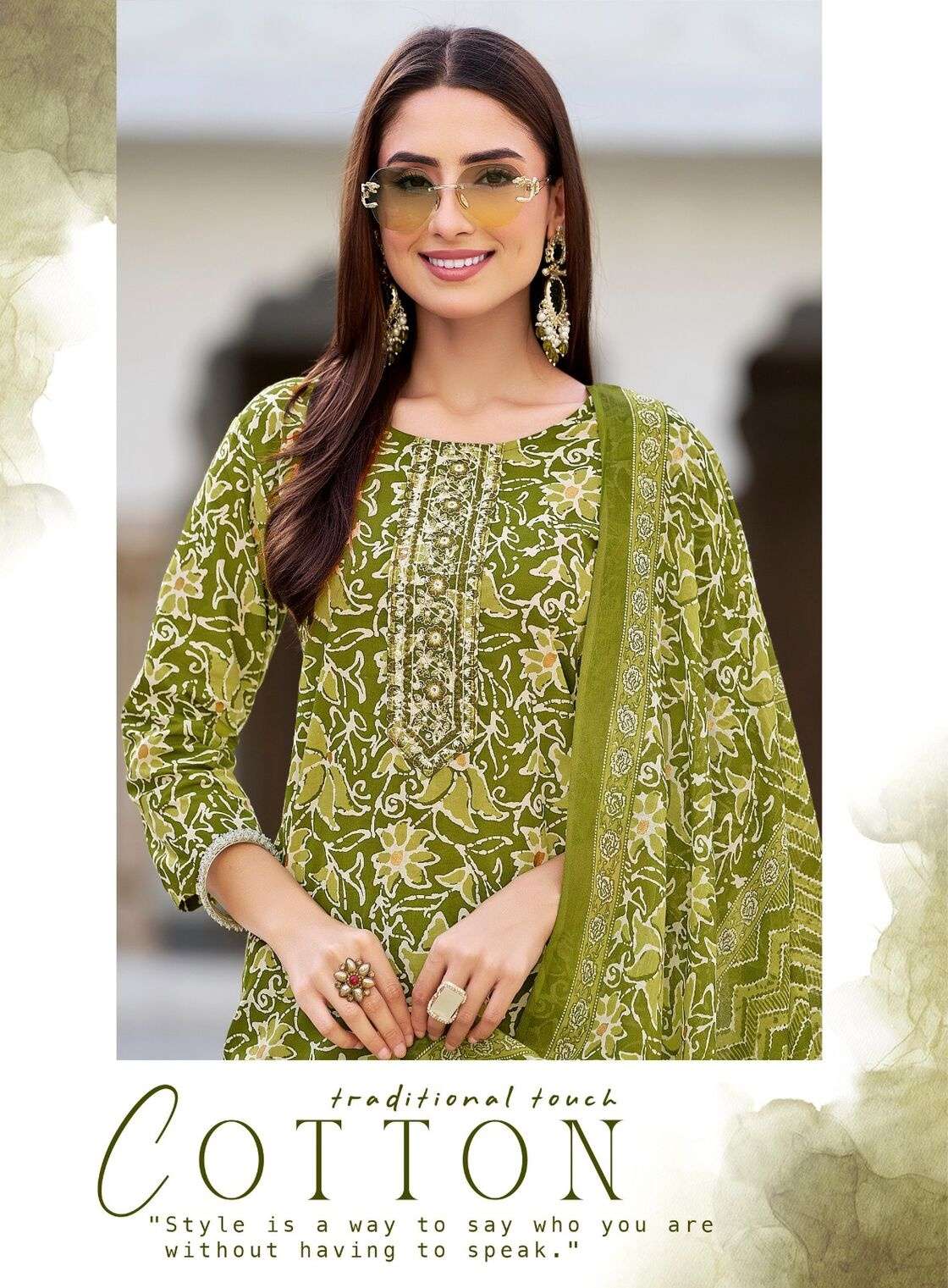COTTON KUDI VOL-21 BY RADHIKA LIFE STYLE IN PURE COTTON KURTI WITH PANT& DUPPATTA