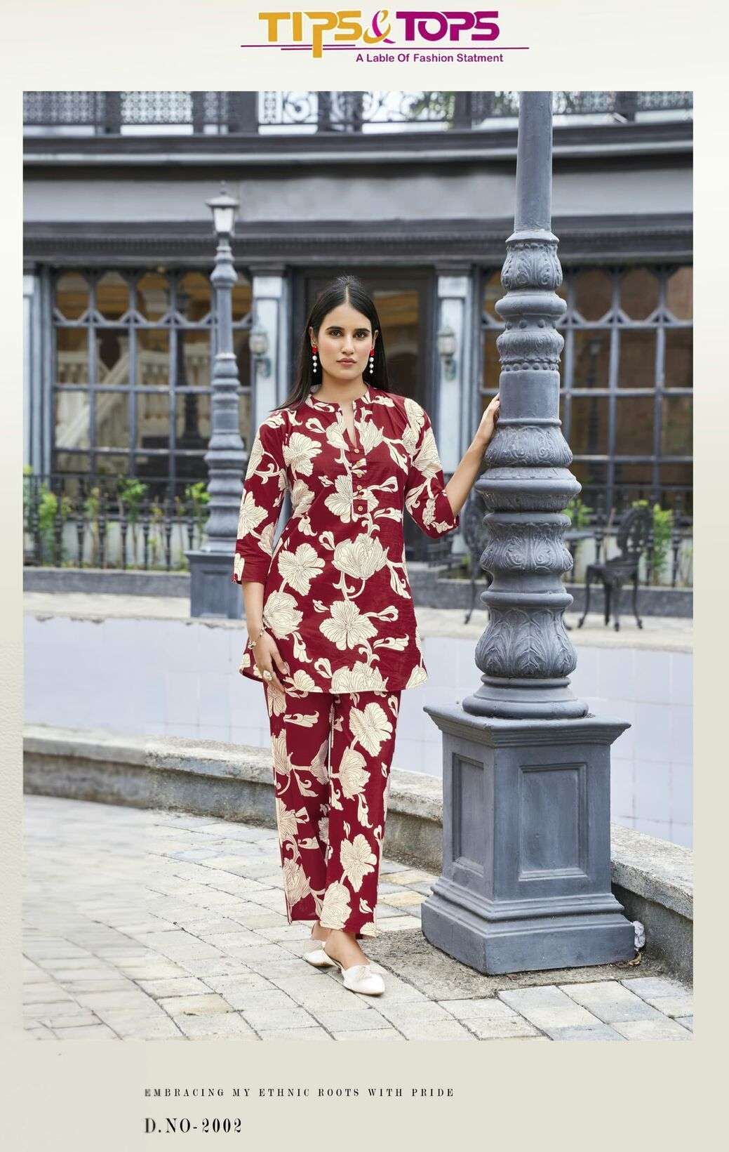 COTTON TRENDS VOL-2 BY TIPS & TOPS IN COTTON PRINT CO-ORD SET COLLECTION 