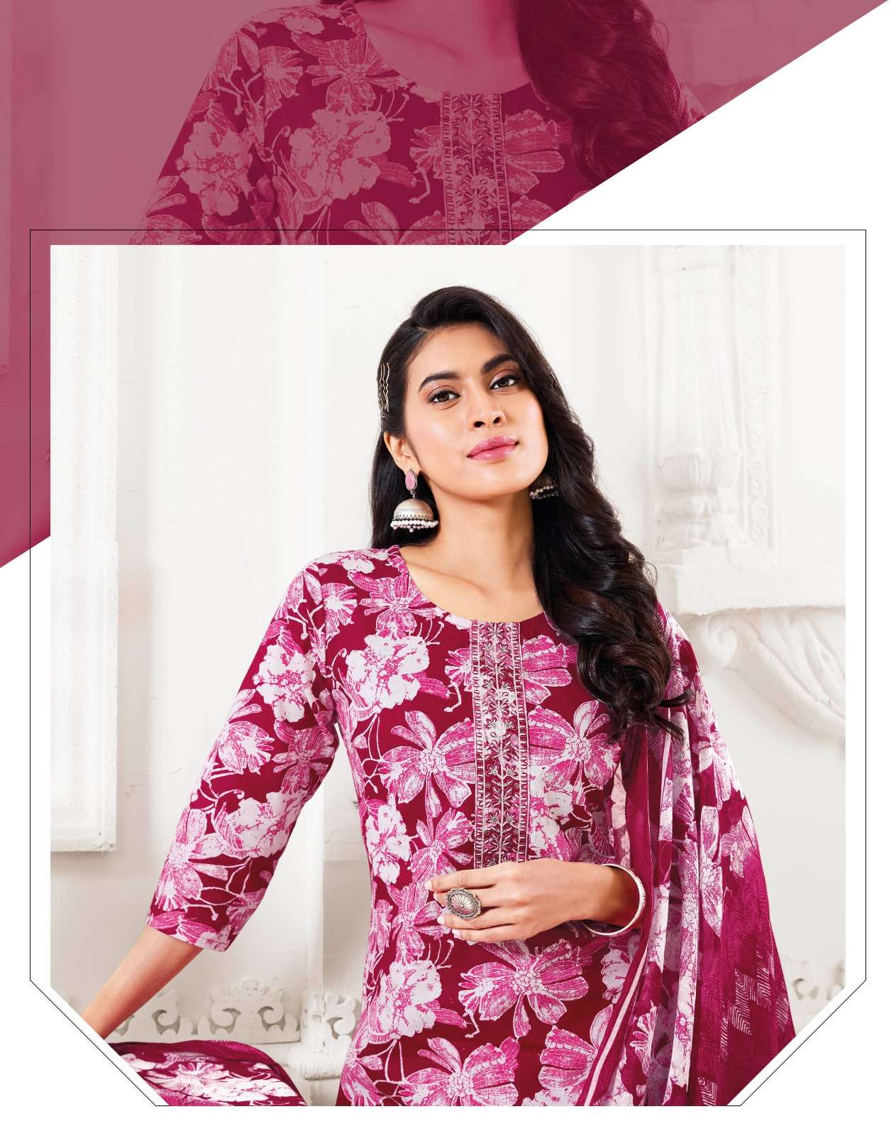COTTON TRENDY VOL-2 BY RADHIKA LIFE STYLE IN PURE COTTON PRINT WITH EMBROIDERY WORK