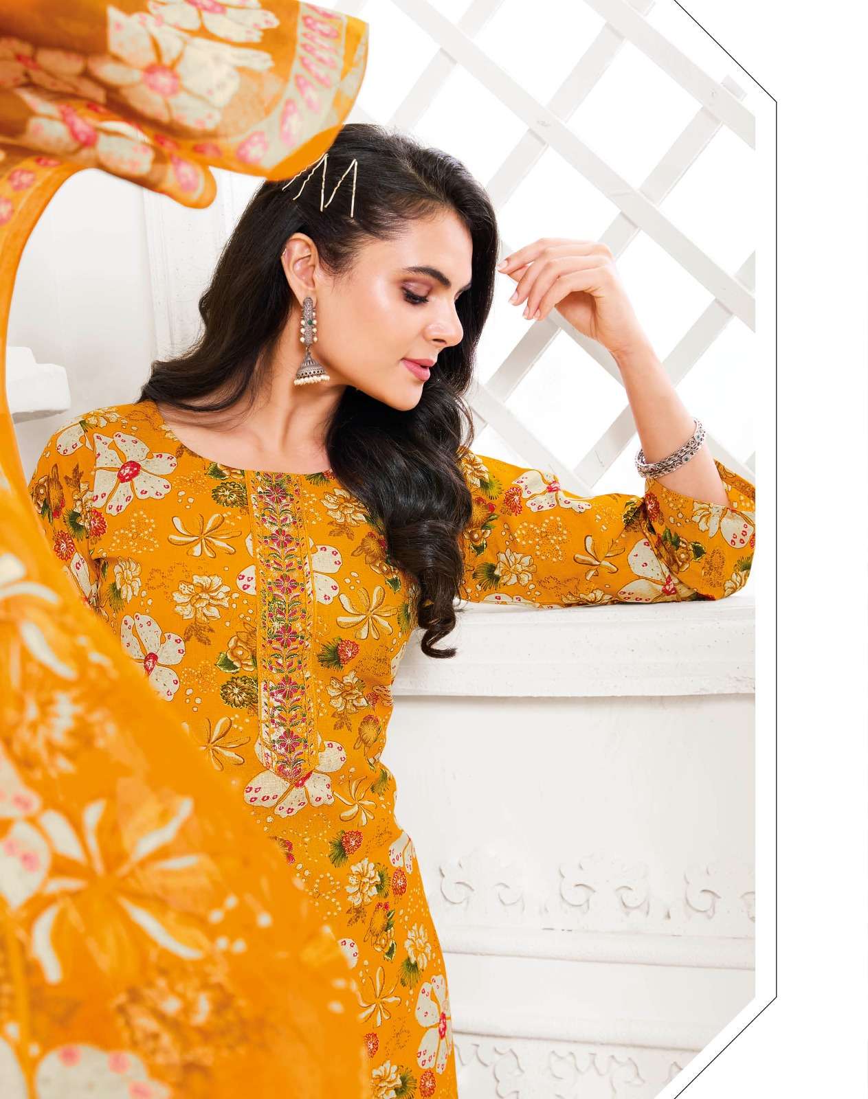 COTTON TRENDY VOL-2 BY RADHIKA LIFE STYLE IN PURE COTTON PRINT WITH EMBROIDERY WORK