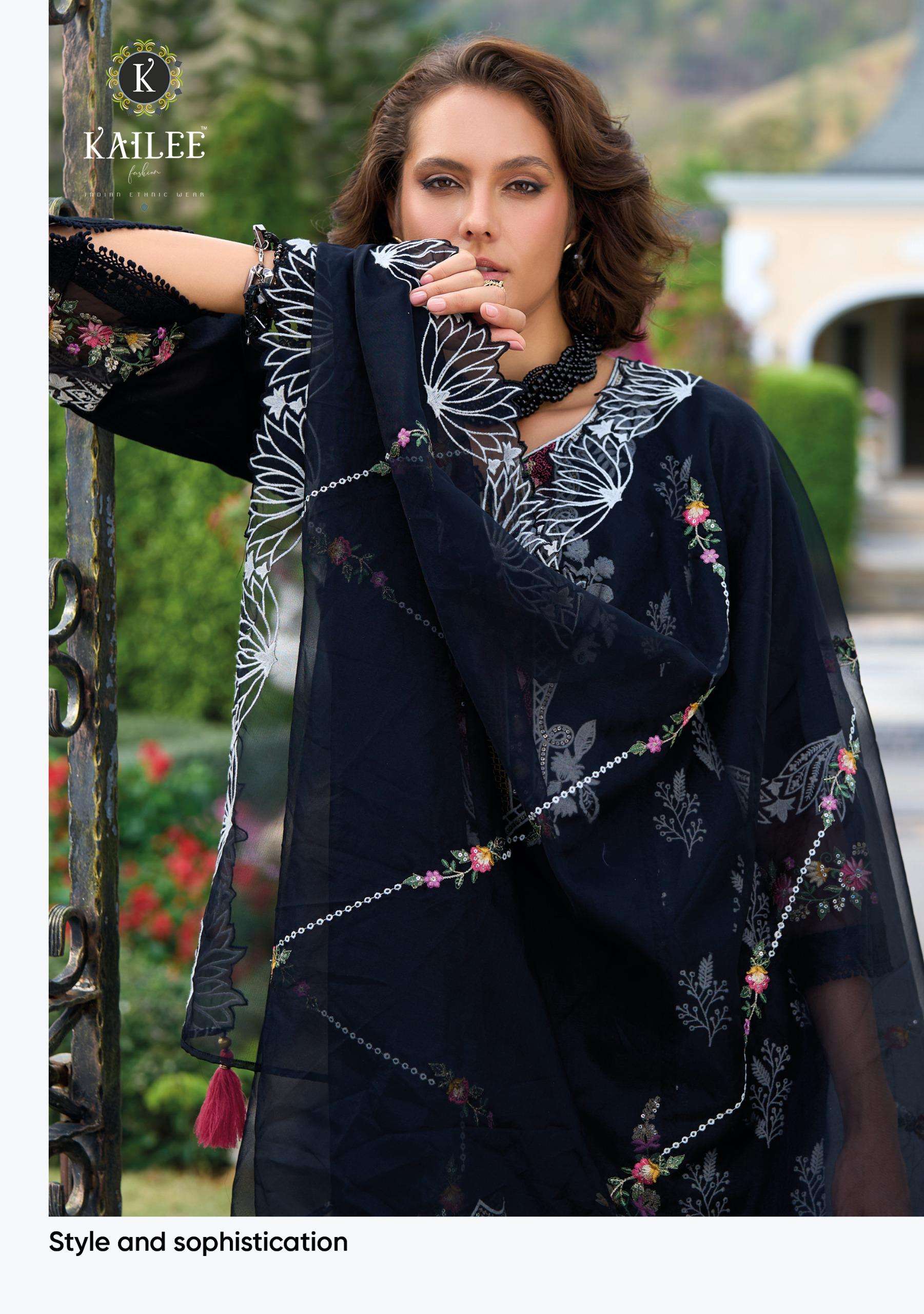 CRESSA BY KAILEE FASHION IN PURE COTTON DESGINER FANCY THERD HAND WORK 