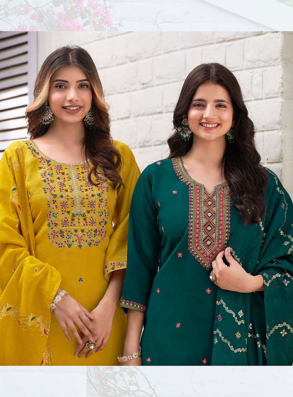 CRYSTAL VOL-6 BY RADHIKA LIFE STYLE IN ROMAN SILK WITH EMBROIDERY WORK KURTI PANT & DUPATTA 