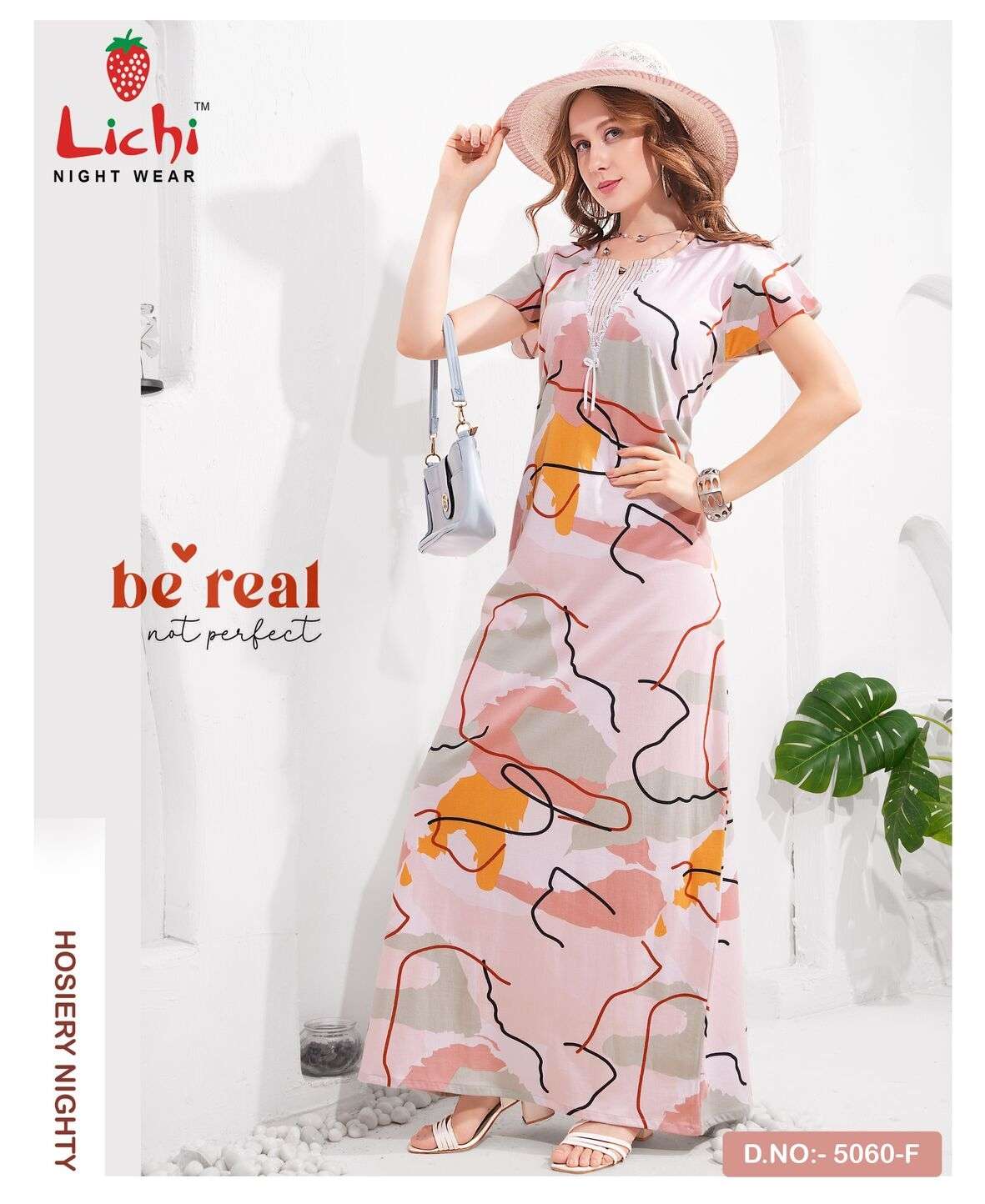 D.NO:- 5060 BY LICHI IN HOSIERY FABRIC NIGHT WEAR WHOLESALE CATALOG 
