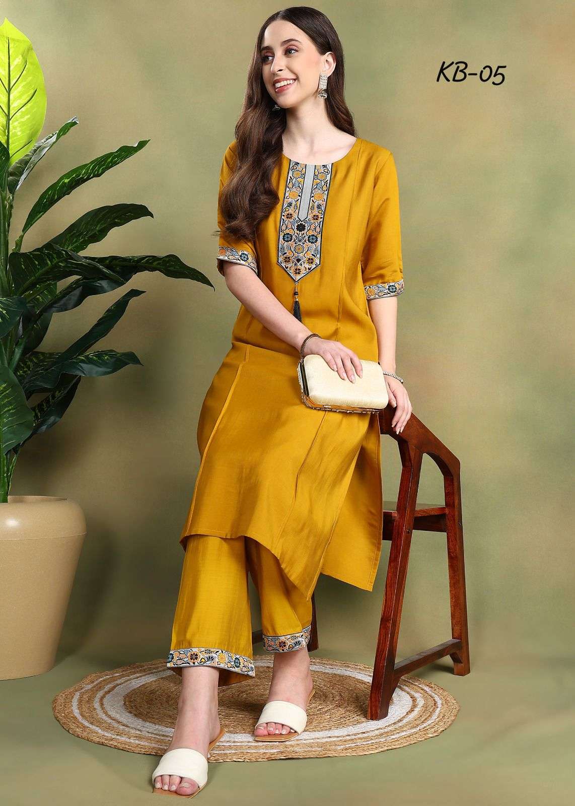 D.NO:- KB-03 & 05 BY AUMIRA IN ROMAN SILK WITH KURTA SETS PREMIUM QUALITY AVAILABLE 