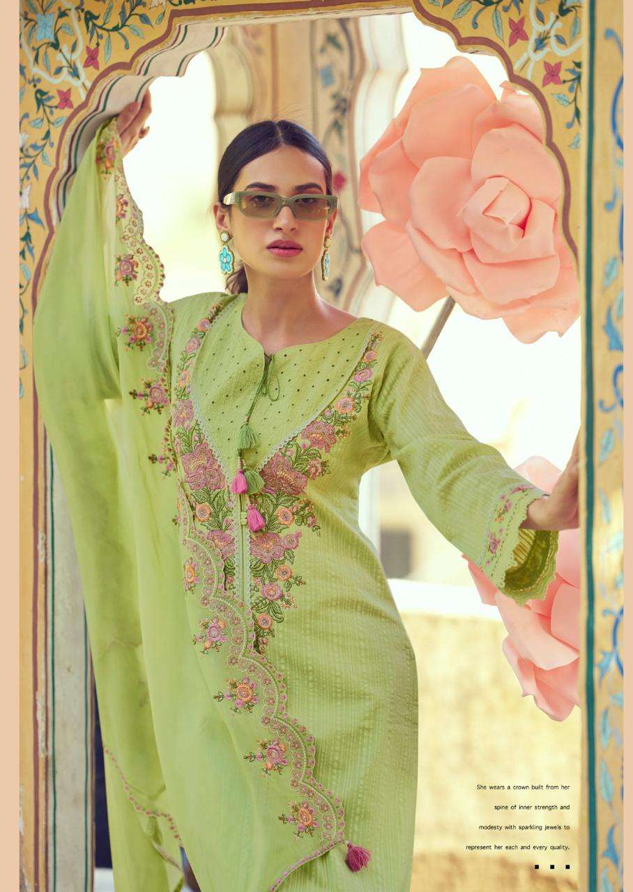 EDEN ROSE BY PRM INDIA IN PURE COTTON WITH DESIGNER EMBROIDERED WORK 