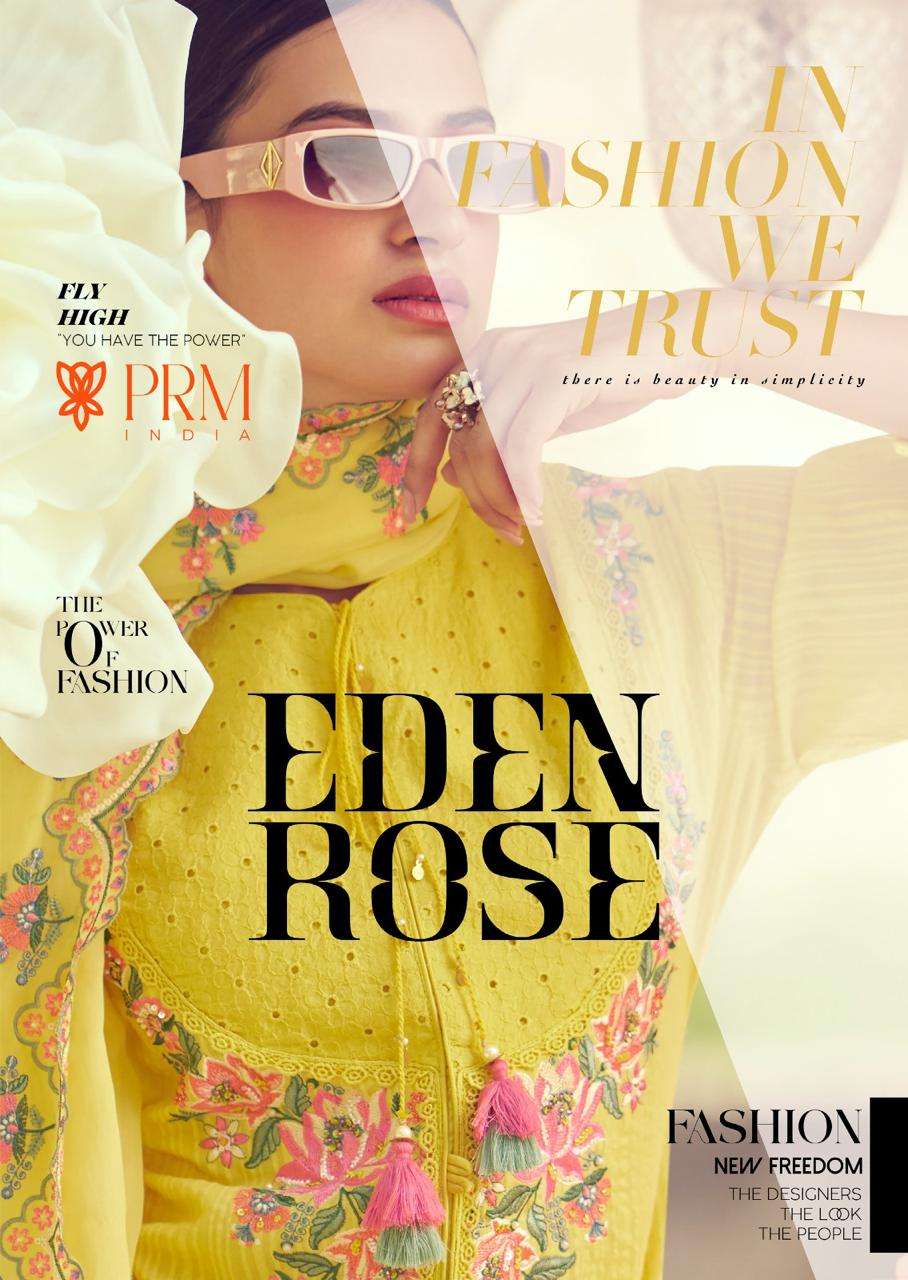 EDEN ROSE BY PRM INDIA IN PURE COTTON WITH DESIGNER EMBROIDERED WORK 