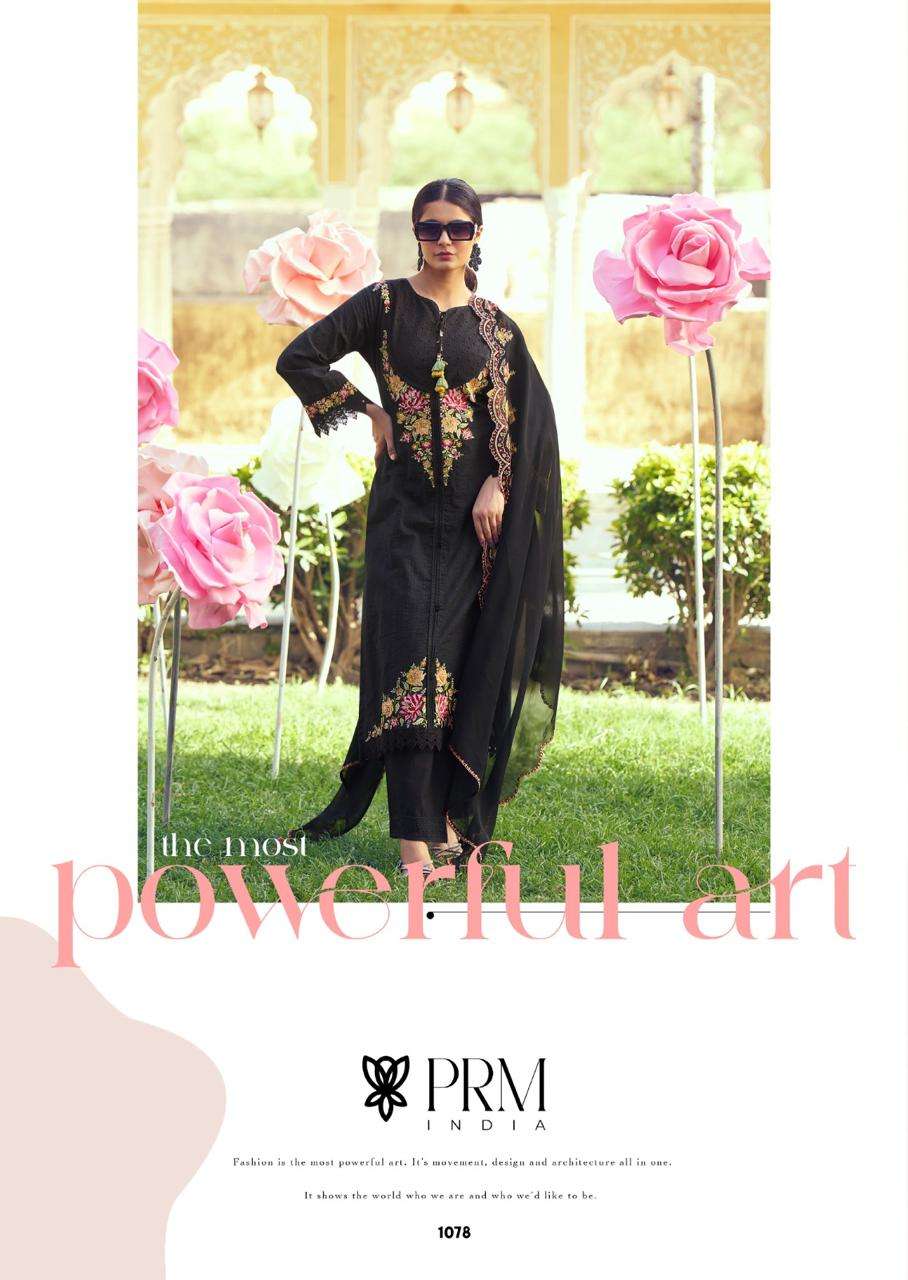 EDEN ROSE BY PRM INDIA IN PURE COTTON WITH DESIGNER EMBROIDERED WORK 