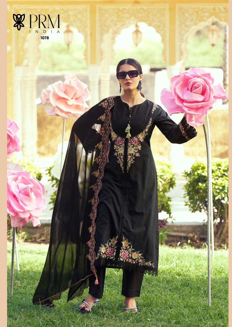 EDEN ROSE BY PRM INDIA IN PURE COTTON WITH DESIGNER EMBROIDERED WORK 
