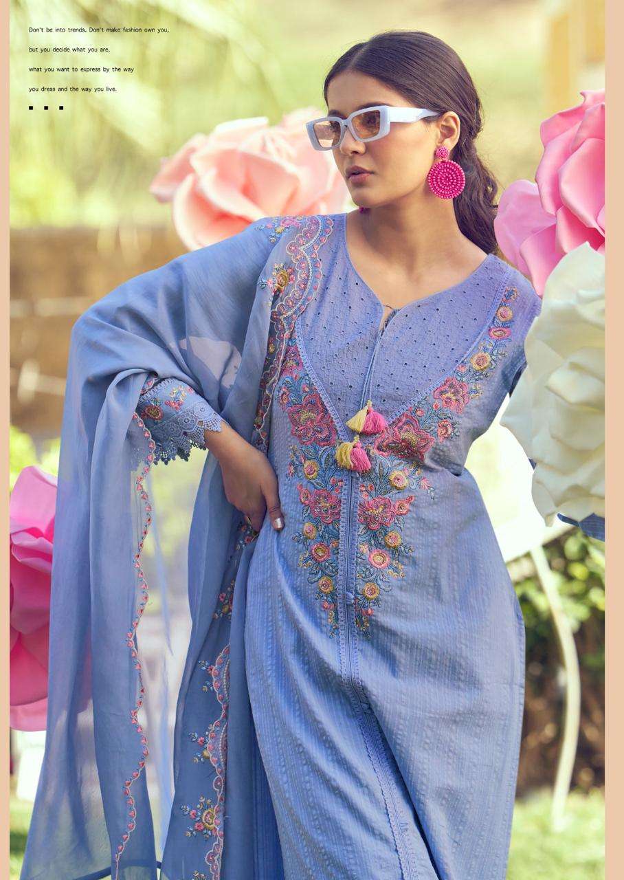 EDEN ROSE BY PRM INDIA IN PURE COTTON WITH DESIGNER EMBROIDERED WORK 