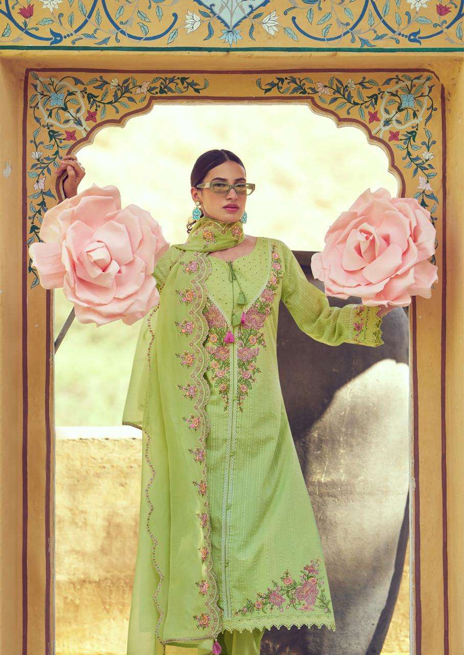 EDEN ROSE BY PRM INDIA IN PURE COTTON WITH DESIGNER EMBROIDERED WORK 
