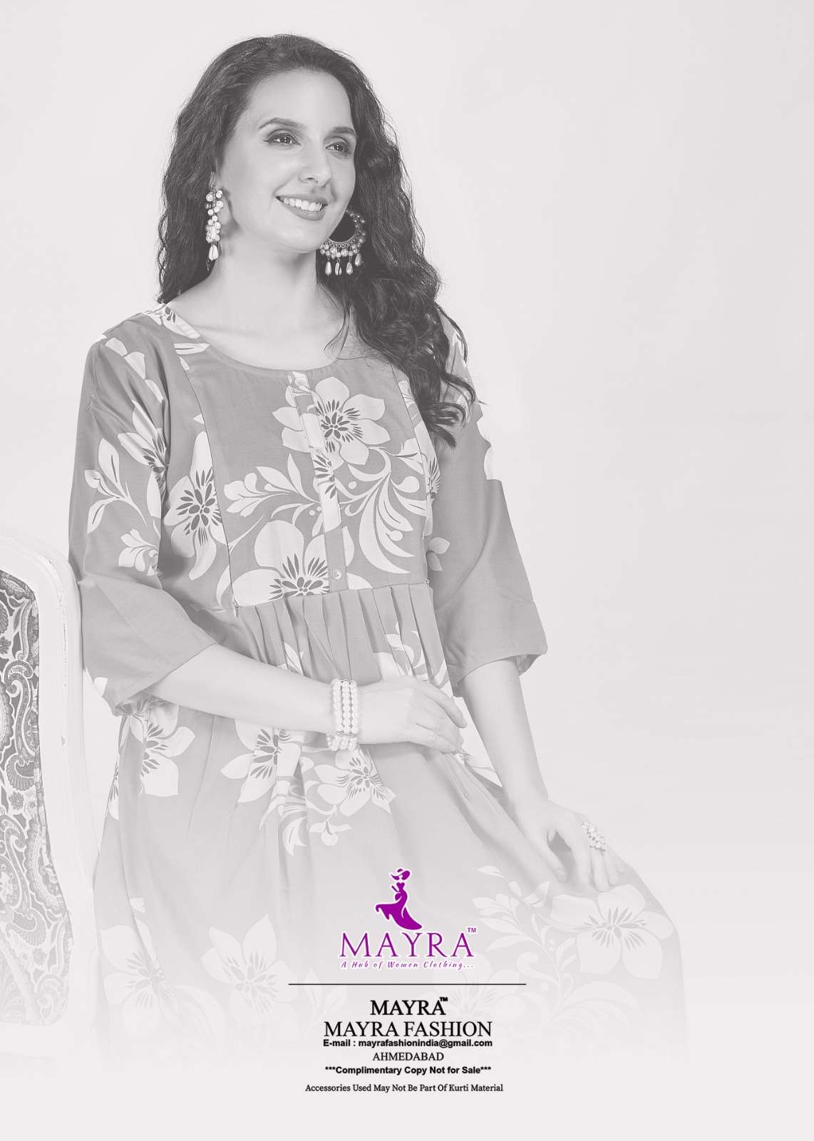 GOOD NEWS BY MAYRA IN PURE RAYON PRINT WITH FEEDING UMBRELLA KURTI 