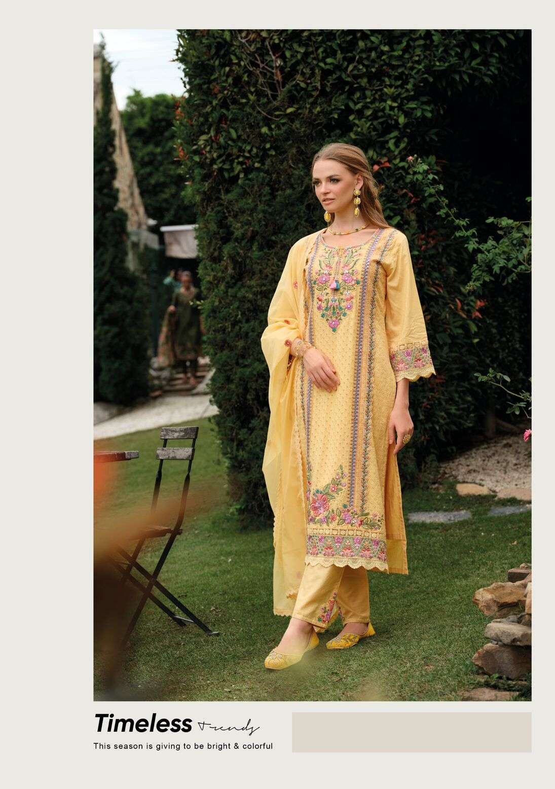 GULZAR BY KAILEE FASHION IN PURE COTTON WITH DESGINER FANCY THERD WORK 