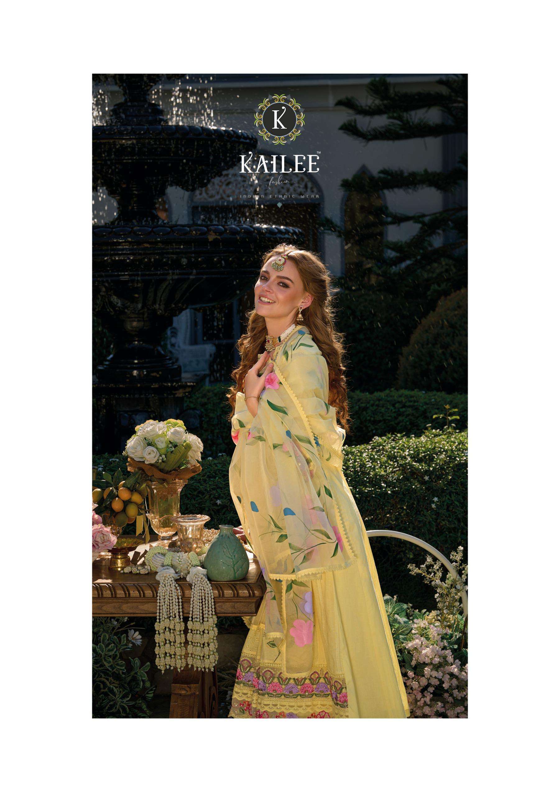 JUGANI BY KAILEE FASHION IN PURE CHIKNAKARI COTTON SHIFALI WITH COTTON WORK