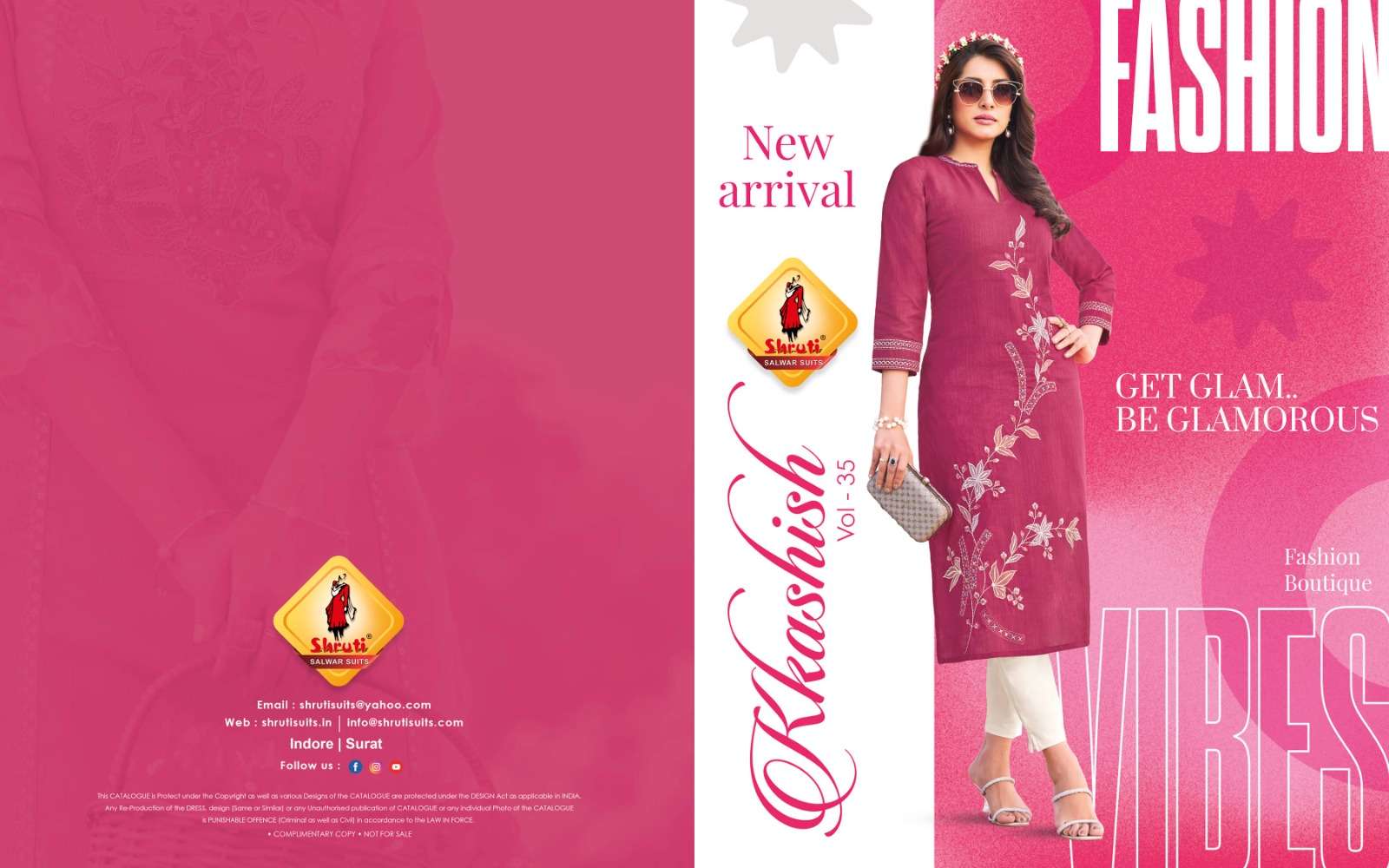 KKASHISH VOL-35 BY SHRUTI SUITS PURE COTTON LINEN STYLISH EMBROIDERY WORK KURTI PANT 