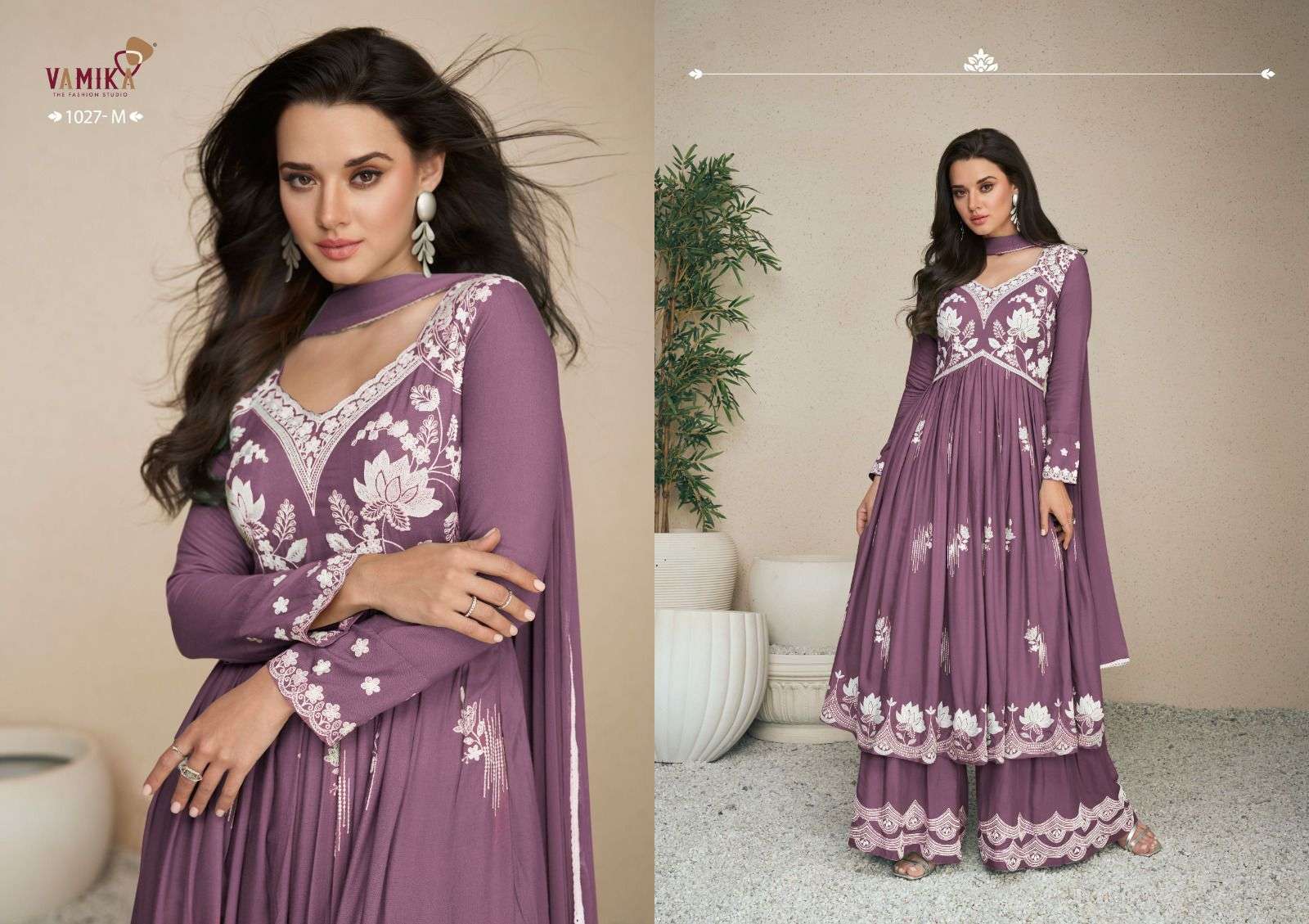 LAKHNAVI VOL:-5 SUPER COLOR BY VAMIKA IN HEAVY RAYON WITH NAZMIN DUPPATTA 