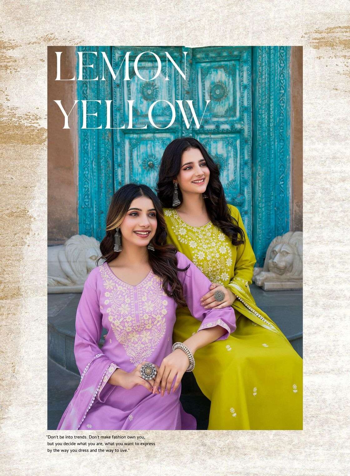 LUCKNOWI VOL-2 BY RADHIKA LIFESTYLE IN LIVA APPROVED RAYON WITH HAND WORK