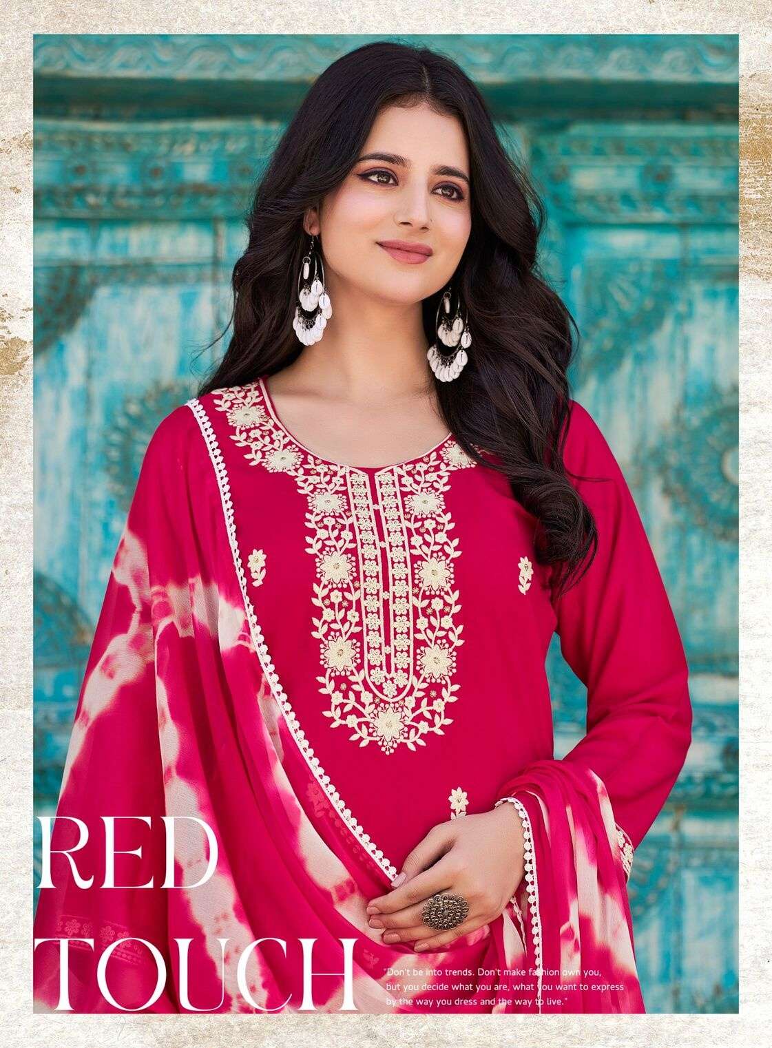 LUCKNOWI VOL-2 BY RADHIKA LIFESTYLE IN LIVA APPROVED RAYON WITH HAND WORK