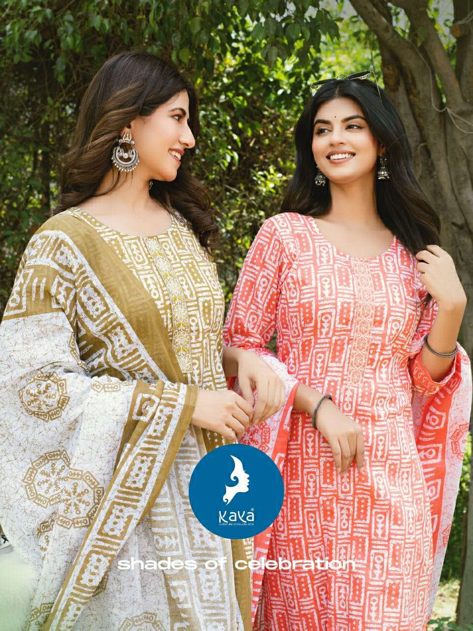 MANGLAM VOL-2 BY KAYA KURTI IN COTTON PRINT 3 PIECE CONCEPT WITH STRAIGHT CUT 
