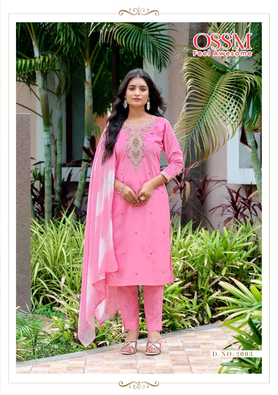 MANTRA VOL-2 BY OSSM IN HEAVY COTTON WITH EMBROIDERY AND POCKET SUMMER COLLECTION