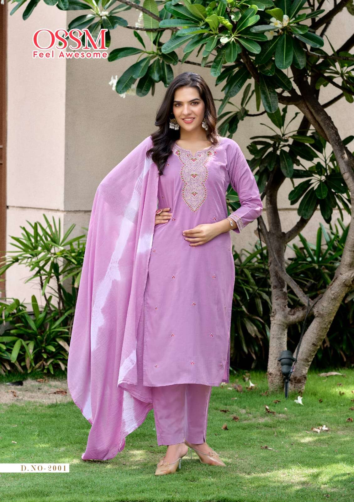 MANTRA VOL-2 BY OSSM IN HEAVY COTTON WITH EMBROIDERY AND POCKET SUMMER COLLECTION