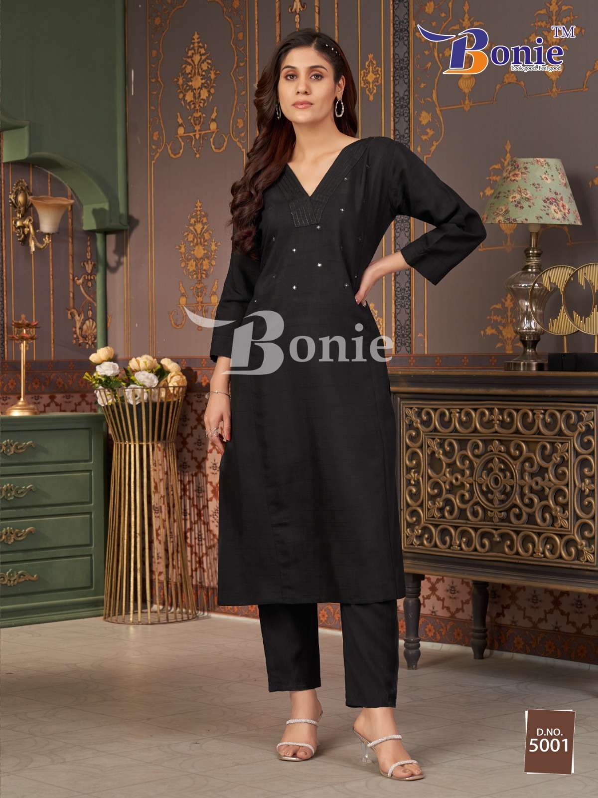 NAINA VOL:-5 BY BONIE IN VISCOSE VATICAN WITH EMBROIDERY WORK IN TOP 