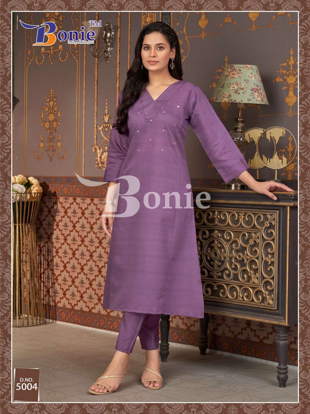 NAINA VOL:-5 BY BONIE IN VISCOSE VATICAN WITH EMBROIDERY WORK IN TOP 