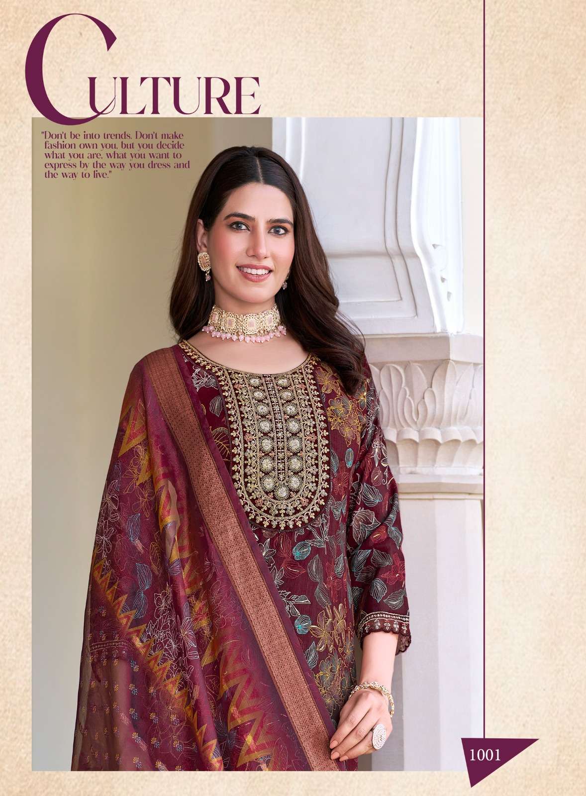 SAMAIRA VOL:-1 BY RADHIKA LIFESTYLE IN VERTICAN FOIL PRINT WITH EMBROIDERY WORK