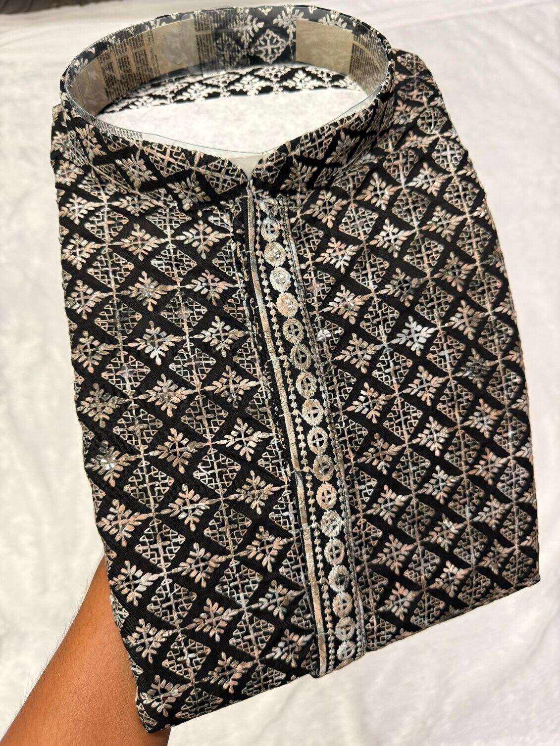 TF VOLUME-1 BY TEXOFAB IN HEAVY RAYON WITH SHIFFLLI WORK MENS WEAR KURTA PANT COLLECTION 