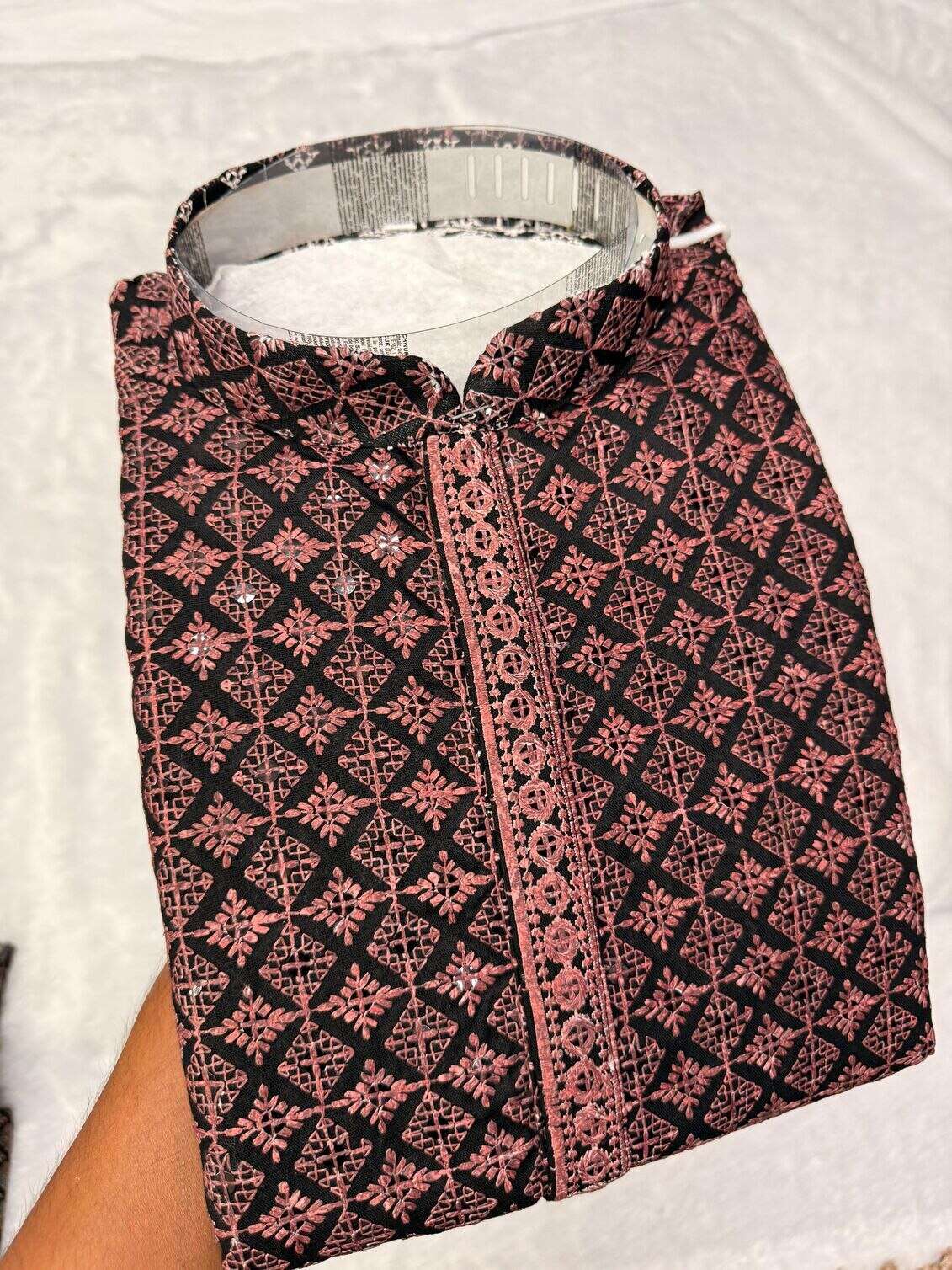 TF VOLUME-1 BY TEXOFAB IN HEAVY RAYON WITH SHIFFLLI WORK MENS WEAR KURTA PANT COLLECTION 