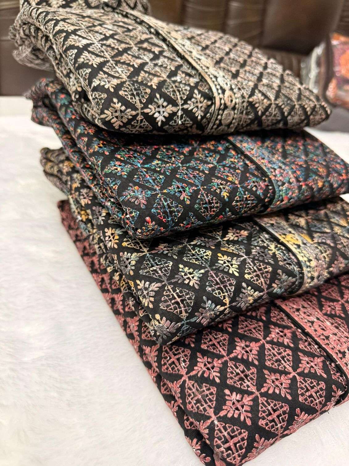 TF VOLUME-1 BY TEXOFAB IN HEAVY RAYON WITH SHIFFLLI WORK MENS WEAR KURTA PANT COLLECTION 