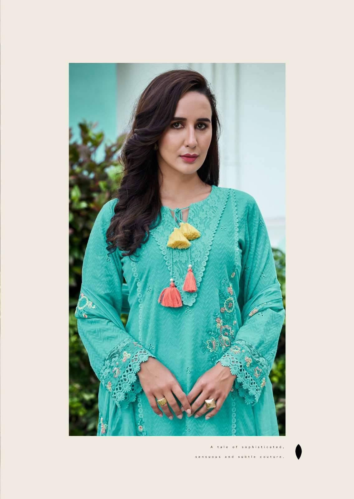 VANYA BY PRM INDIA IN PURE COTTON WITH DESIGNER EMBROIDERED WORK 