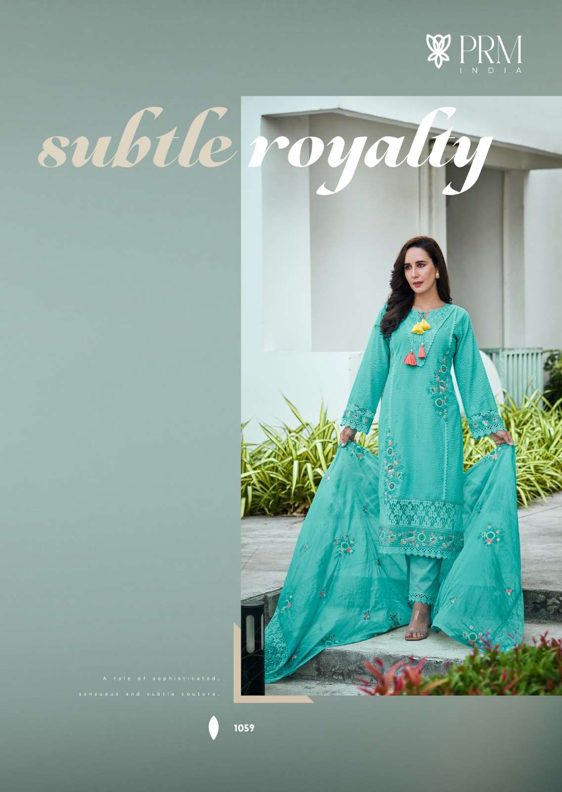 VANYA BY PRM INDIA IN PURE COTTON WITH DESIGNER EMBROIDERED WORK 