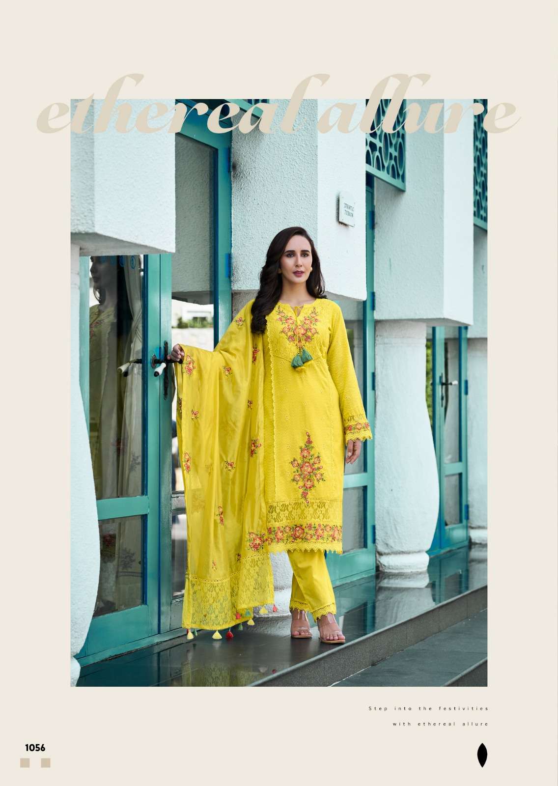 VANYA BY PRM INDIA IN PURE COTTON WITH DESIGNER EMBROIDERED WORK 