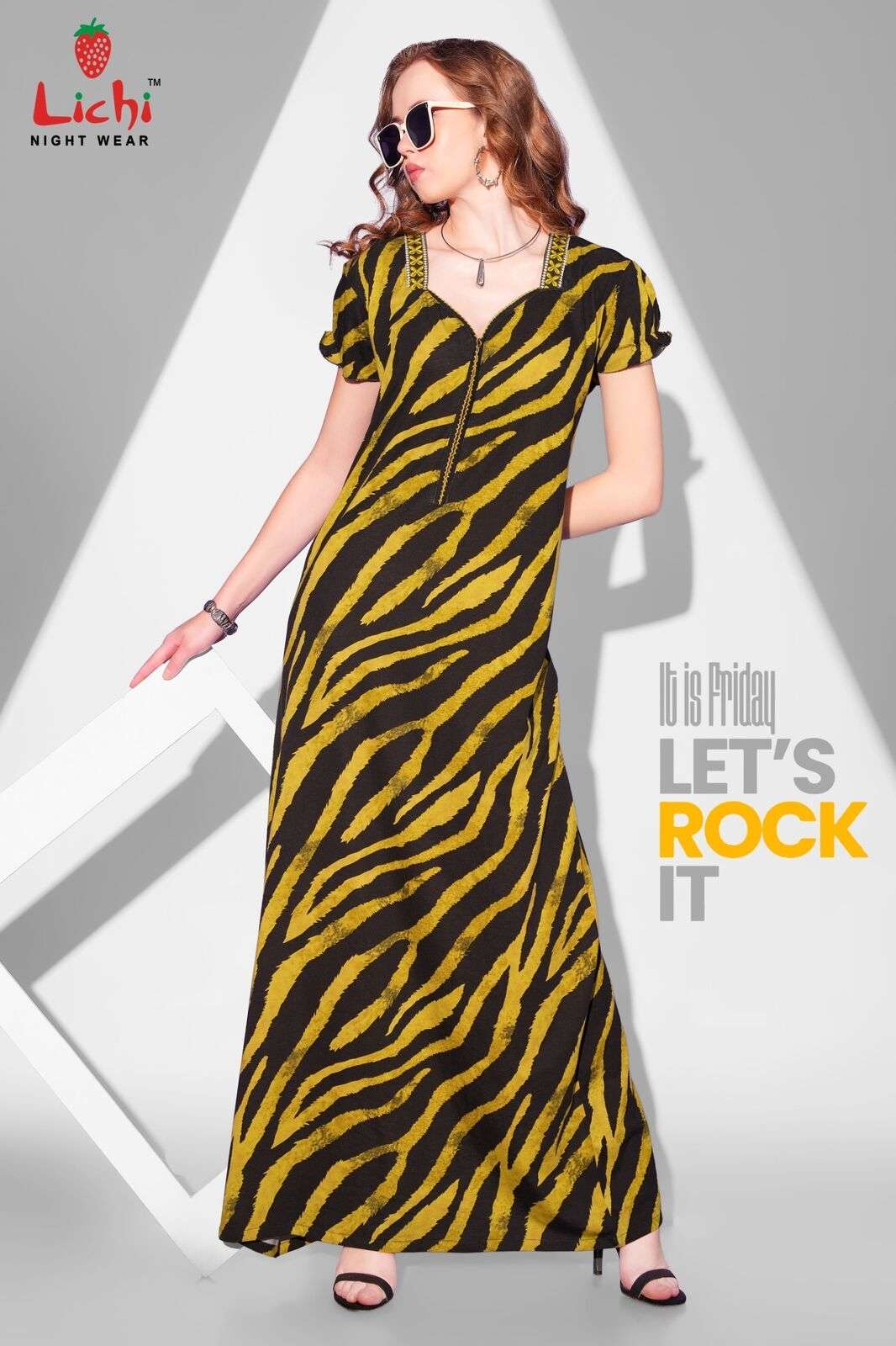 VOL:- 1 BY LICHI IN HOSIERY FABRIC NIGHT WEAR WHOLESALE CATALOG 