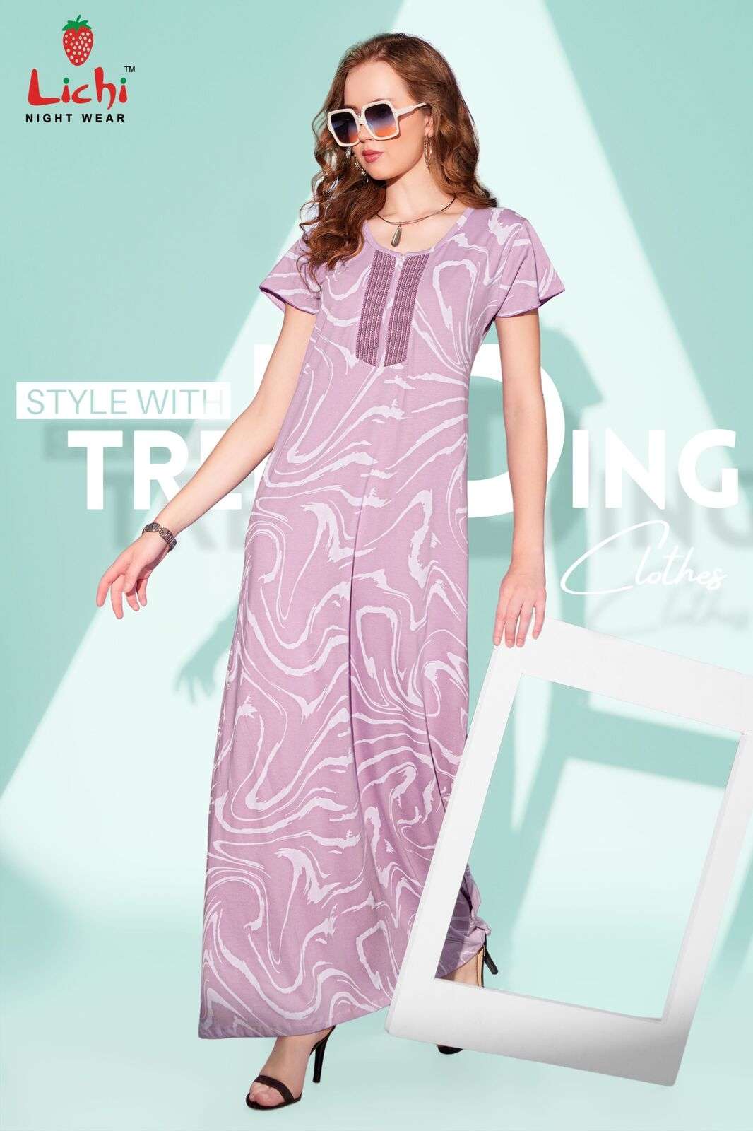 VOL:- 1 BY LICHI IN HOSIERY FABRIC NIGHT WEAR WHOLESALE CATALOG 