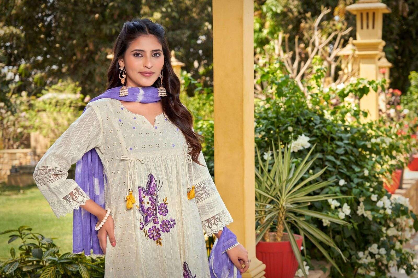 VOL-12 BY TEXOFAB IN COTTON LENO SHIFALI WITH HAND WORK 