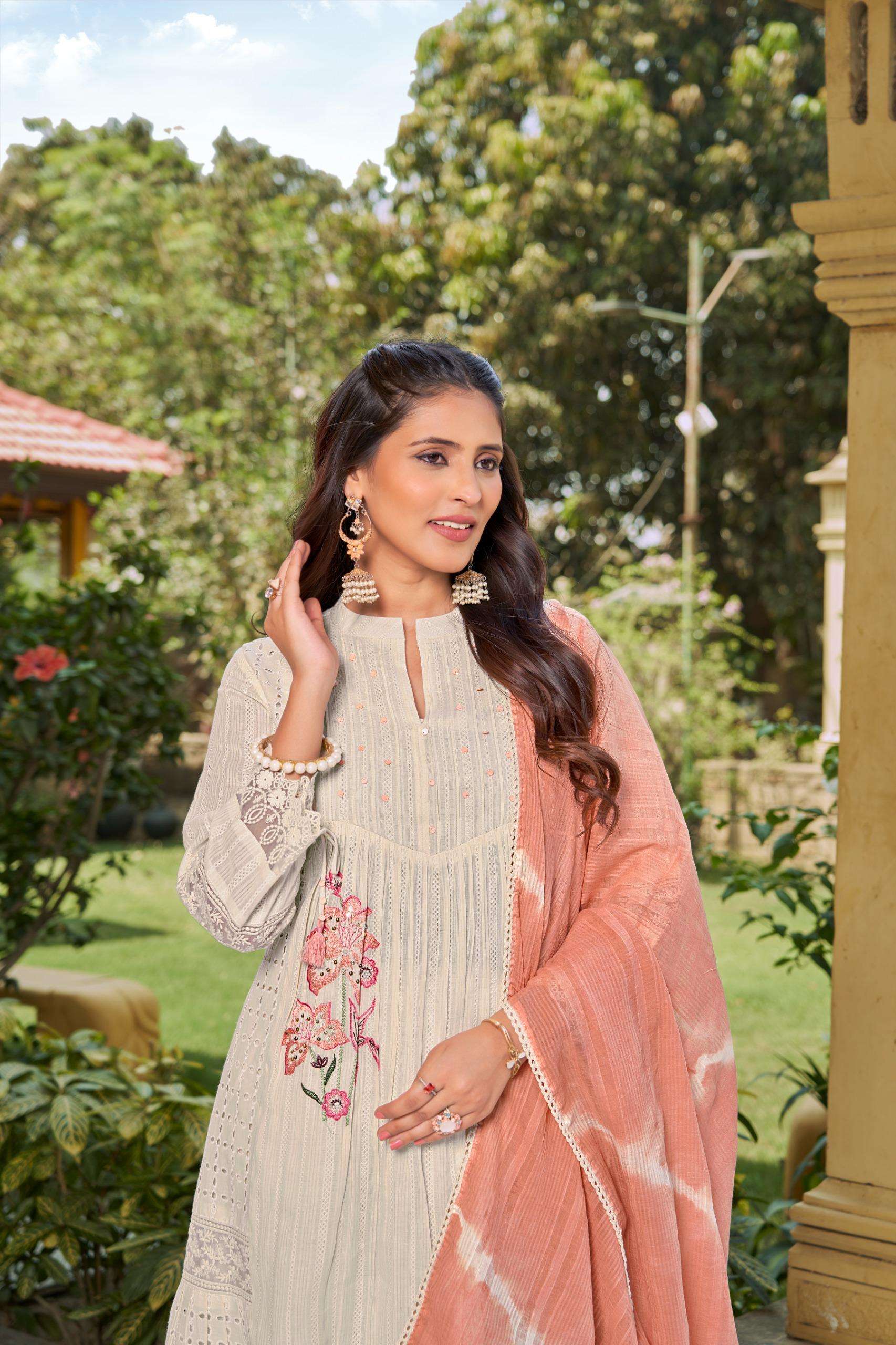 VOL-12 BY TEXOFAB IN COTTON LENO SHIFALI WITH HAND WORK 
