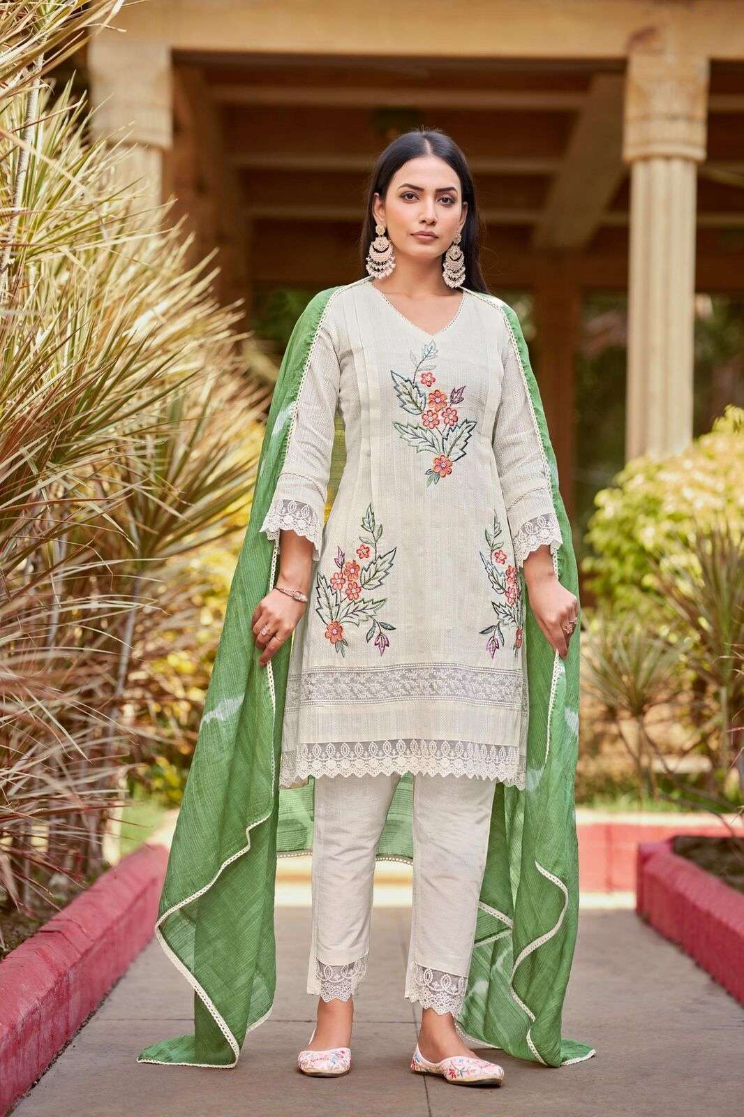 VOL-12 BY TEXOFAB IN COTTON LENO SHIFALI WITH HAND WORK 