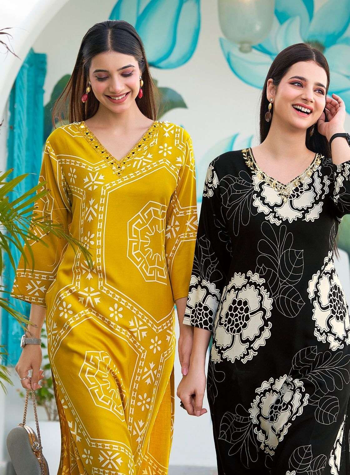ZION VOL:-1 BY RADHIKA LIFE STYLE IN PURE REYON HEAVY DISCHARGE WITH FOIL HANDWORK 