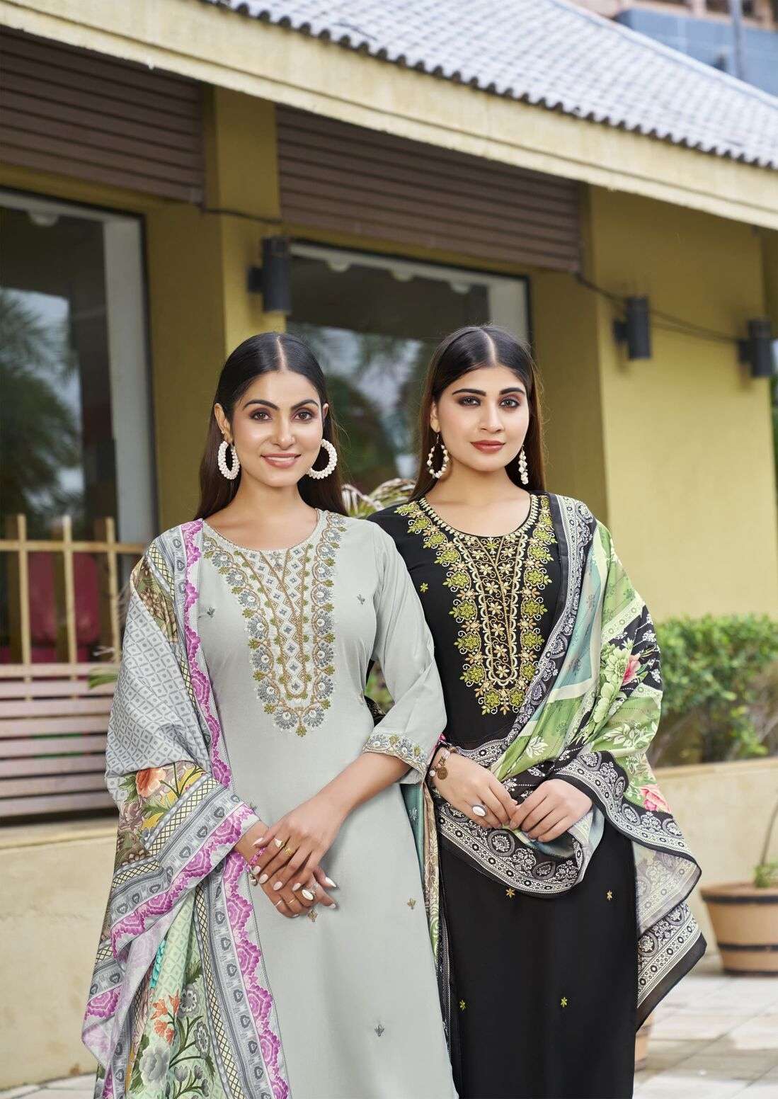 APSARA BY WOODEE IN PREMIUM QUALITY RAYON WITH STRAIGHT CUT 3 PCS CONCEPT 